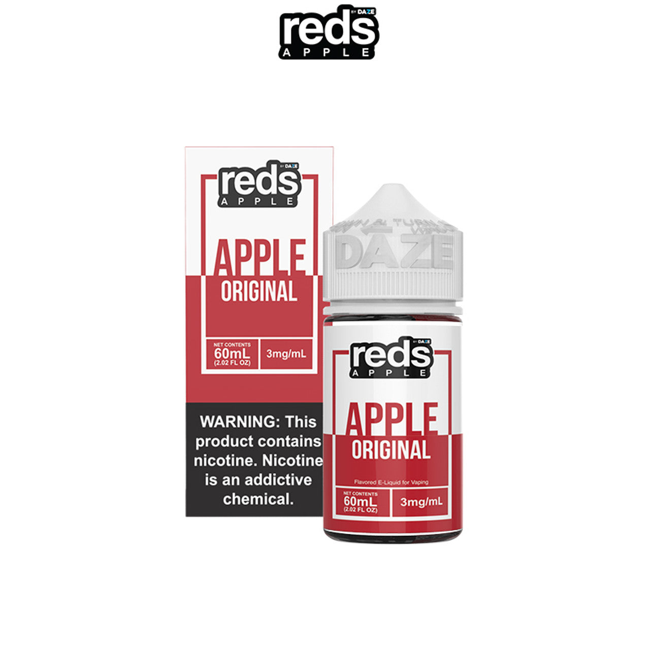 Reds Apple Juice By Daze 100ML | 3mg/6mg