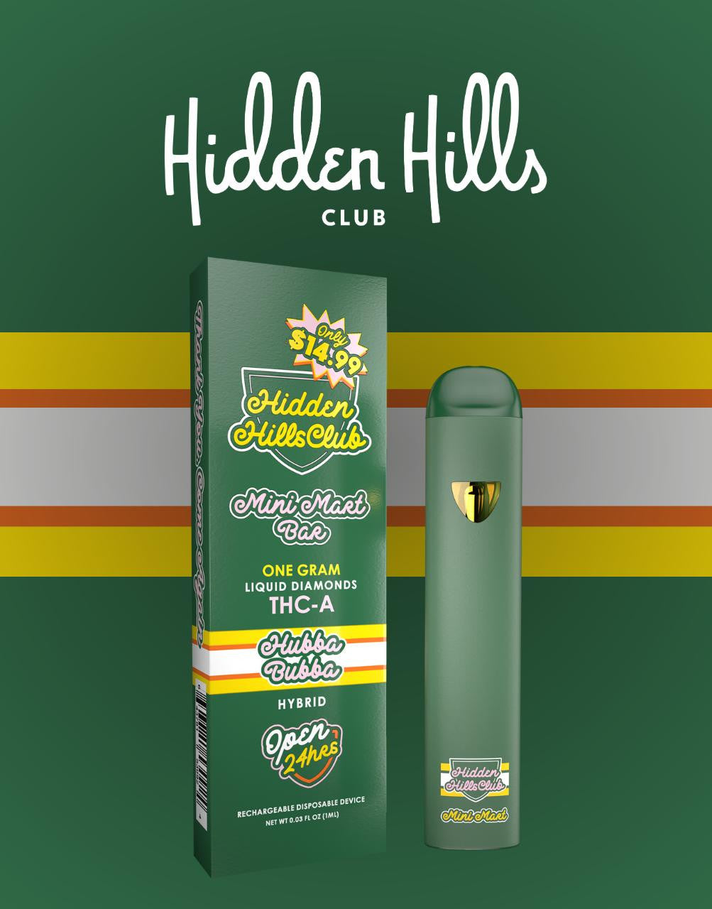 Hidden Hills Mini Mart THC-A Liquid Diamonds 1g